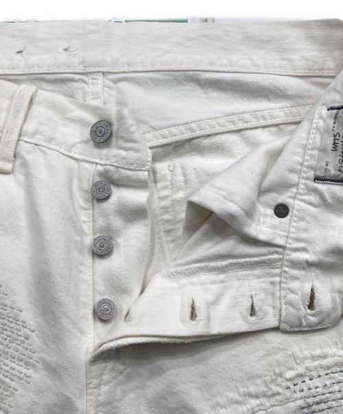 Denim & Supply Ralph Lauren（デニム＆サプライ ラルフローレン）Denim & Supply Ralph Lauren (デニム＆サプライ ラルフローレン) ダメージ加工デニムパンツ ホワイト サイズ:31の古着・服飾アイテム