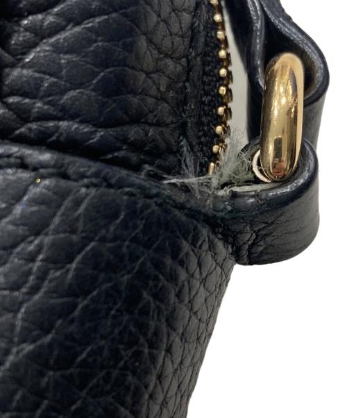 GUCCI（グッチ）GUCCI (グッチ) ソーホーインターロッキングGショルダーバッグ ブラックの古着・服飾アイテム