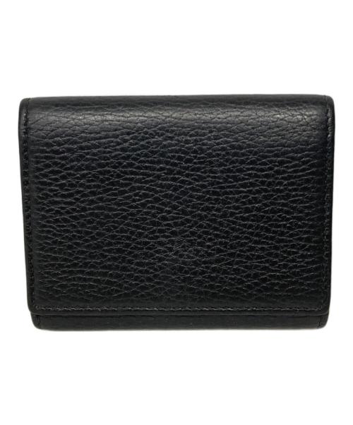 GUCCI（グッチ）GUCCI (グッチ) GGマーモント3つ折り財布 ブラックの古着・服飾アイテム