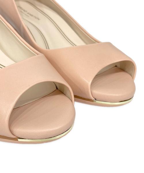 COLE HAAN（コールハーン）COLE HAAN (コールハーン) グランド アンビション オープントゥ ウェッジ ピンク サイズ:6　1/2の古着・服飾アイテム