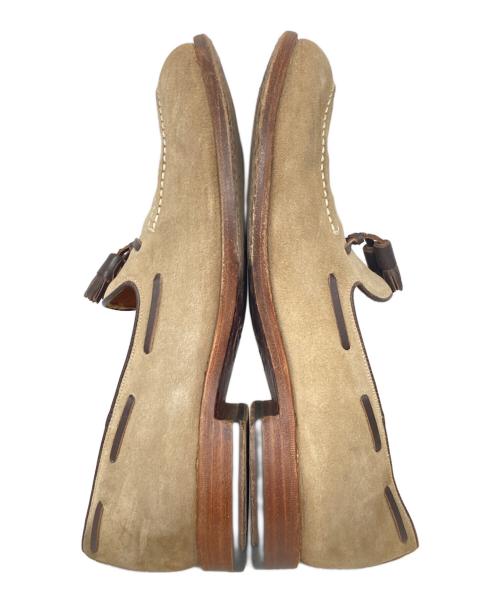 Jalan Sriwijaya（ジャランスリウァヤ）Jalan Sriwijaya (ジャランスリウァヤ) タッセルローファー ベージュ サイズ:8 1/2の古着・服飾アイテム