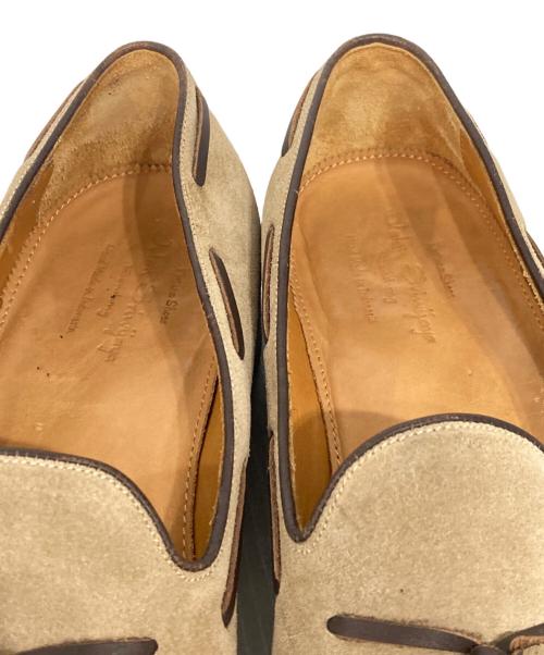 Jalan Sriwijaya（ジャランスリウァヤ）Jalan Sriwijaya (ジャランスリウァヤ) タッセルローファー ベージュ サイズ:8 1/2の古着・服飾アイテム