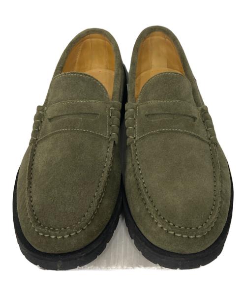 PARABOOT（パラブーツ）PARABOOT (パラブーツ) UNITED ARROWS (ユナイテッドアローズ) 別注CORAUX/RAIDローファー グリーン サイズ:8の古着・服飾アイテム