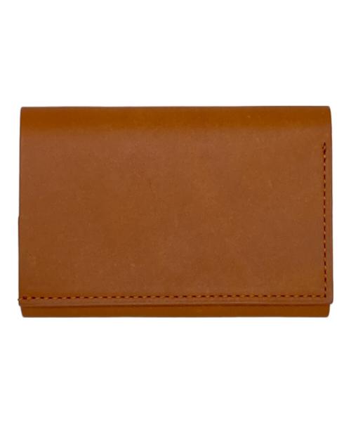 M+（エムピウ）M+ (エムピウ) コンパクトウォレット ブラウンの古着・服飾アイテム