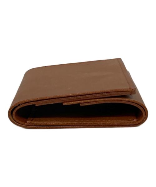 M+（エムピウ）M+ (エムピウ) コンパクトウォレット ブラウンの古着・服飾アイテム