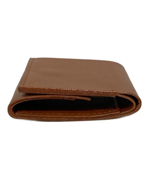 M+（エムピウ）M+ (エムピウ) コンパクトウォレット ブラウンの古着・服飾アイテム