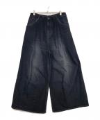 Needlesニードルズ）の古着「12ozデニム ヒザデル バギー パンツ /H.D. Buggy Pant - Jean / 12oz Denim」｜グレー