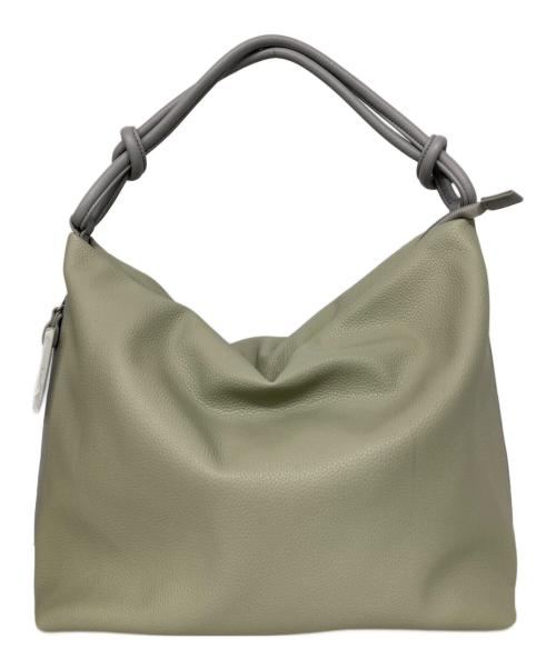 ear PAPILLONNER（イアパピヨネ）ear PAPILLONNER (イアパピヨネ) 樹脂パーツワンハンドルバッグ グレーの古着・服飾アイテム