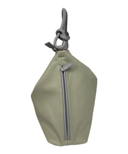 ear PAPILLONNER（イアパピヨネ）ear PAPILLONNER (イアパピヨネ) 樹脂パーツワンハンドルバッグ グレーの古着・服飾アイテム