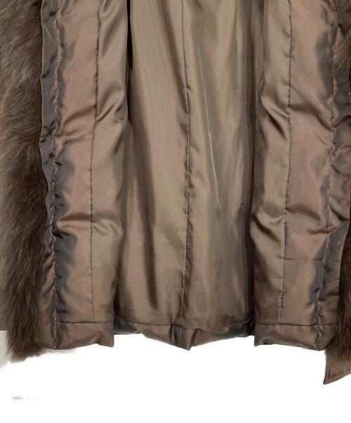 BARNEYS NEWYORK（バーニーズ・ニューヨーク）BARNEYS NEWYORK (バーニーズ・ニューヨーク) ダウンコート ブラウン サイズ:38の古着・服飾アイテム