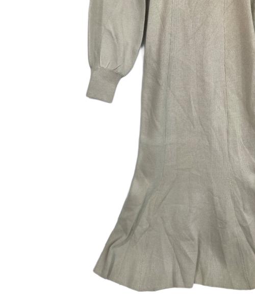 Resexxy（リゼクシー）Resexxy (リゼクシー) レイヤードマーメイドニットワンピース 黄緑 サイズ:SIZE Fの古着・服飾アイテム