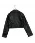 Resexxy (リゼクシー) フェイクレザーライダースジャケット ブラック サイズ:S：4000円