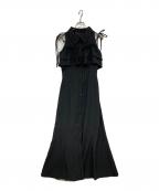 Resexxyリゼクシー）の古着「ラッフルマーメイドシャツワンピース」｜ブラック