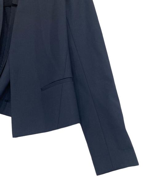 theory（セオリー）theory (セオリー) ノーカラージャケット ネイビーの古着・服飾アイテム