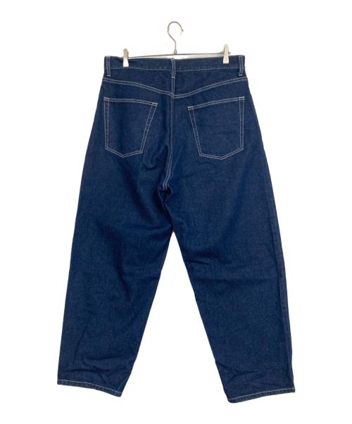 BEAMS（ビームス）BEAMS (ビームス) ワイドテーパードデニムパンツ インディゴ サイズ:XLの古着・服飾アイテム