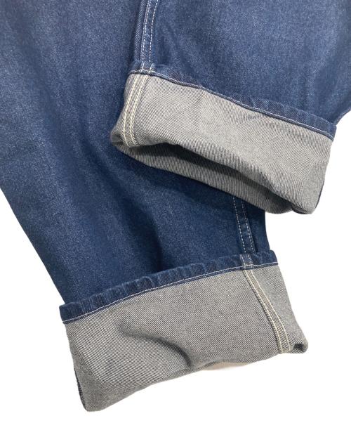 BEAMS（ビームス）BEAMS (ビームス) ワイドテーパードデニムパンツ インディゴ サイズ:XLの古着・服飾アイテム