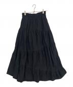 ERIKO YAMAGUCHIエリコ ヤマグチ）の古着「ティアードスカート」｜ブラック