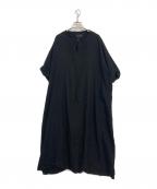 ERIKO YAMAGUCHIエリコ ヤマグチ）の古着「リネンワンピース」｜ブラック