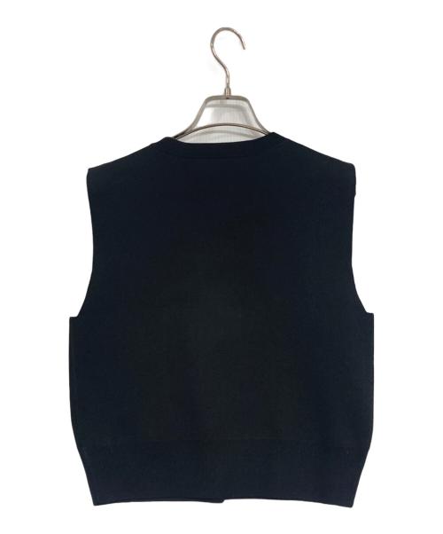 MARW UNITED ARROWS（マルゥ ユナイテッドアローズ）MARW UNITED ARROWS (マルゥ ユナイテッドアローズ) ニットベスト ブラック サイズ:表記無しの古着・服飾アイテム