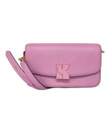 Kate Spade（ケイトスペード）の古着「Dakota Heart Embellished Small Crossbody /ショルダーバッグ」｜ピンク