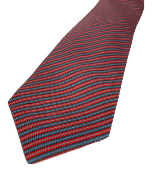 HERMES（エルメス）HERMES (エルメス) シルクネクタイ レッド サイズ:-の古着・服飾アイテム