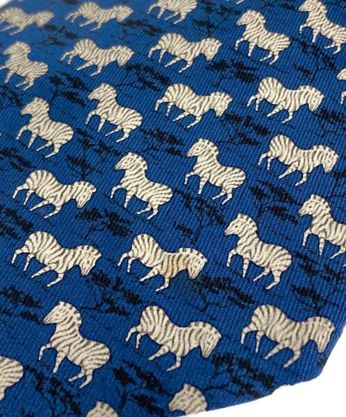 HERMES（エルメス）HERMES (エルメス) シルクネクタイ ネイビー サイズ:-の古着・服飾アイテム