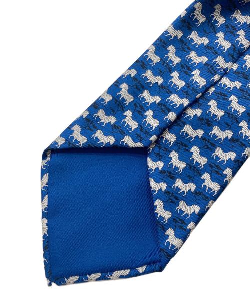 HERMES（エルメス）HERMES (エルメス) シルクネクタイ ネイビー サイズ:-の古着・服飾アイテム