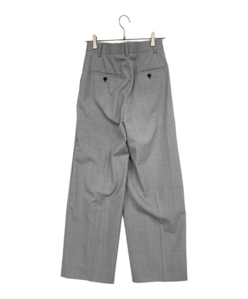 IENA（イエナ）IENA (イエナ) クリアウールタックパンツ グレー サイズ:38の古着・服飾アイテム
