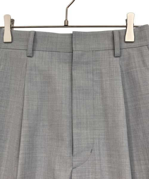 IENA（イエナ）IENA (イエナ) クリアウールタックパンツ グレー サイズ:38の古着・服飾アイテム