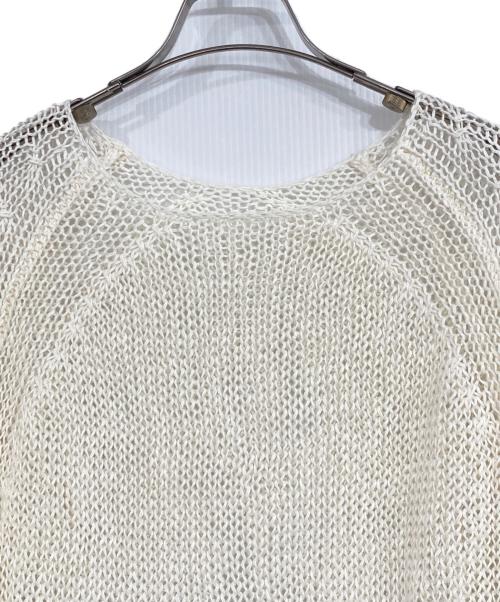 FRAMeWORK（フレームワーク）FRAMeWORK (フレームワーク) LINEN CORD ニット ホワイト サイズ:表記無しの古着・服飾アイテム