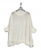 FRAMeWORKフレームワーク）の古着「ペーパーミックスポンチョニット2」｜ホワイト