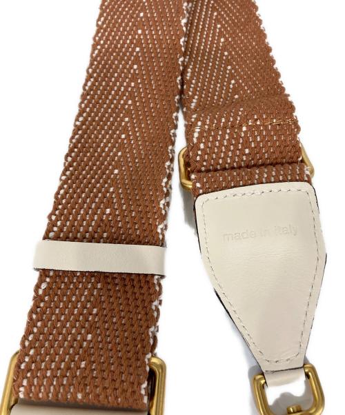 GIANNI CHIARINI（ジャンニ キアリーニ）GIANNI CHIARINI (ジャンニ キアリーニ) バッグストラップ ブラウンの古着・服飾アイテム