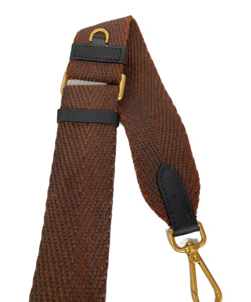 GIANNI CHIARINI（ジャンニ キアリーニ）GIANNI CHIARINI (ジャンニ キアリーニ) バッグストラップ ブラウンの古着・服飾アイテム