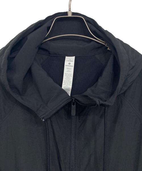 LULULEMON（ルルレモン）LULULEMON (ルルレモン) ナイロンジャケット ブラック サイズ:4（170/80Y）の古着・服飾アイテム