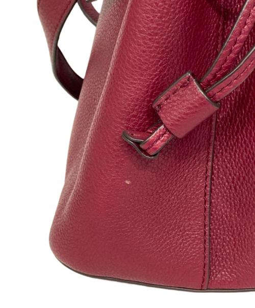 Kate Spade（ケイトスペード）Kate Spade (ケイトスペード) マーティ スモール バケット バーガンディーの古着・服飾アイテム