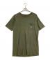 HARLEY-DAVIDSON（ハーレーダビッドソン）の古着「ポケットTシャツ」｜カーキ