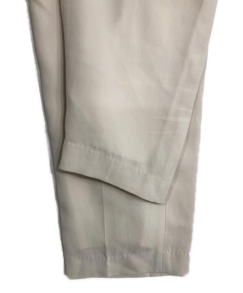 自由区（ジユウク）自由区 (ジユウク) ダブルクロス テーパードパンツ ベージュ サイズ:38の古着・服飾アイテム