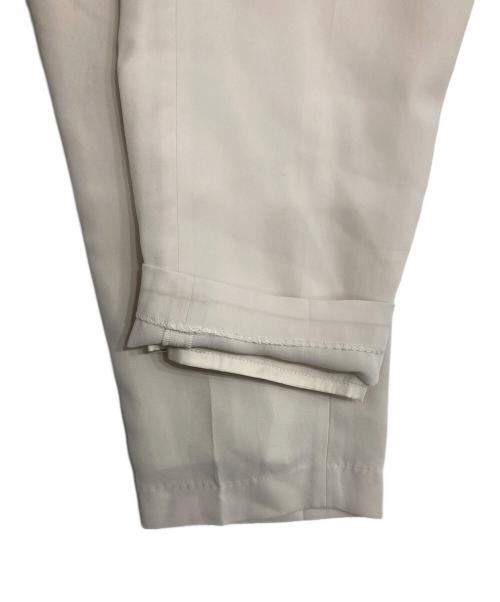 自由区（ジユウク）自由区 (ジユウク) ダブルクロス テーパードパンツ ベージュ サイズ:38の古着・服飾アイテム