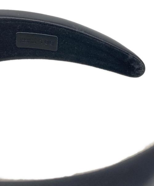 TOGA ARCHIVES（トーガアーカイブス）TOGA ARCHIVES (トーガアーカイブス) Leather headband 1 ブラックの古着・服飾アイテム