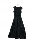 Apuweiser-richeアプワイザーリッシェ）の古着「エアリーシャーリングワンピース」｜ブラック