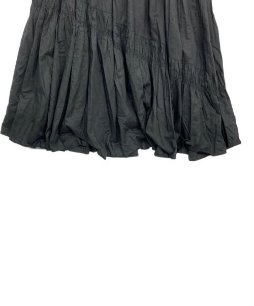 Apuweiser-riche（アプワイザーリッシェ）Apuweiser-riche (アプワイザーリッシェ) エアリーシャーリングワンピース ブラック サイズ:2の古着・服飾アイテム