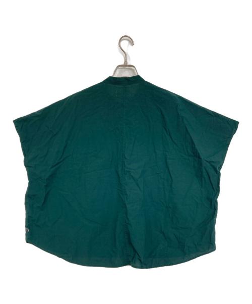HUIS（ハウス）HUIS (ハウス) オーガニックコットンブラウス グリーン サイズ:Fの古着・服飾アイテム