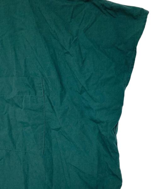 HUIS（ハウス）HUIS (ハウス) オーガニックコットンブラウス グリーン サイズ:Fの古着・服飾アイテム
