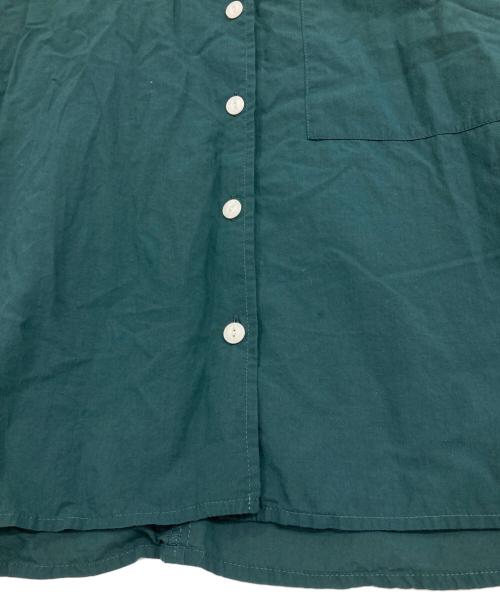 HUIS（ハウス）HUIS (ハウス) オーガニックコットンブラウス グリーン サイズ:Fの古着・服飾アイテム