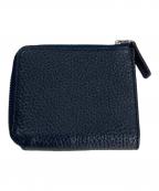 BARNEYS NEWYORKバーニーズ・ニューヨーク）の古着「L字ジップウォレット」｜ネイビー