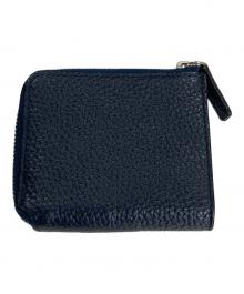 BARNEYS NEWYORK（バーニーズ・ニューヨーク）の古着「L字ジップウォレット」｜ネイビー