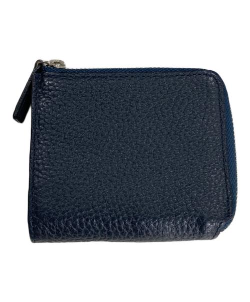 BARNEYS NEWYORK（バーニーズ・ニューヨーク）BARNEYS NEWYORK (バーニーズ・ニューヨーク) L字ジップウォレット ネイビーの古着・服飾アイテム