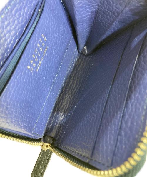 BARNEYS NEWYORK（バーニーズ・ニューヨーク）BARNEYS NEWYORK (バーニーズ・ニューヨーク) L字ジップウォレット ネイビーの古着・服飾アイテム