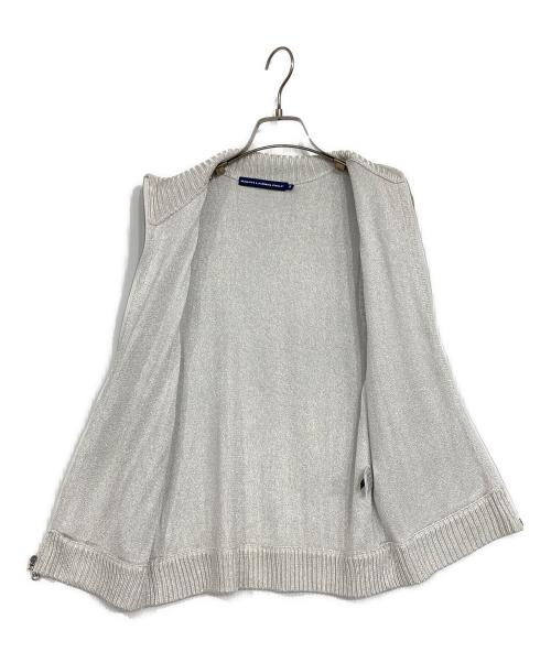 Ralph Lauren GOLF（ラルフローレン ゴルフ）Ralph Lauren GOLF (ラルフローレン ゴルフ) ジップアップケーブルニットベスト グレー サイズ:SIZE Mの古着・服飾アイテム