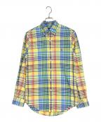 RALPH LAURENラルフローレン）の古着「チェックBDシャツ」｜イエロー×ブルー